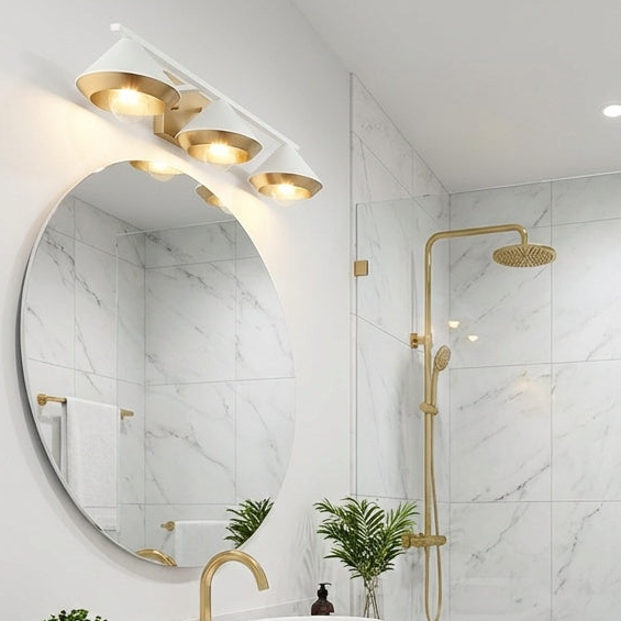 25" Velax vanity light in white by Matteo