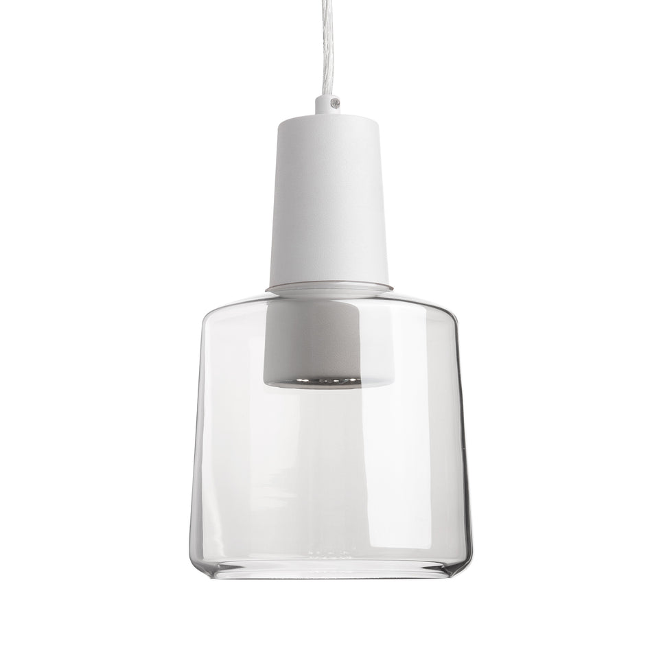 Samson 6-in Clear LED Pendant