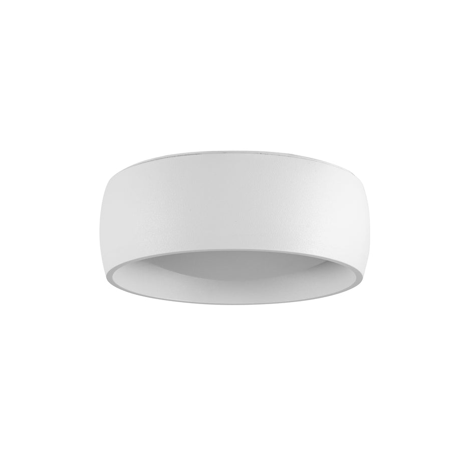 Savile 4-in White LED Flush Mount by KUZCO