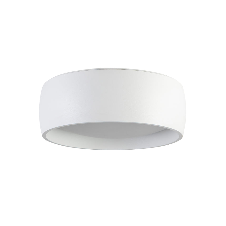 Savile 6-in White LED Flush Mount by KUZCO