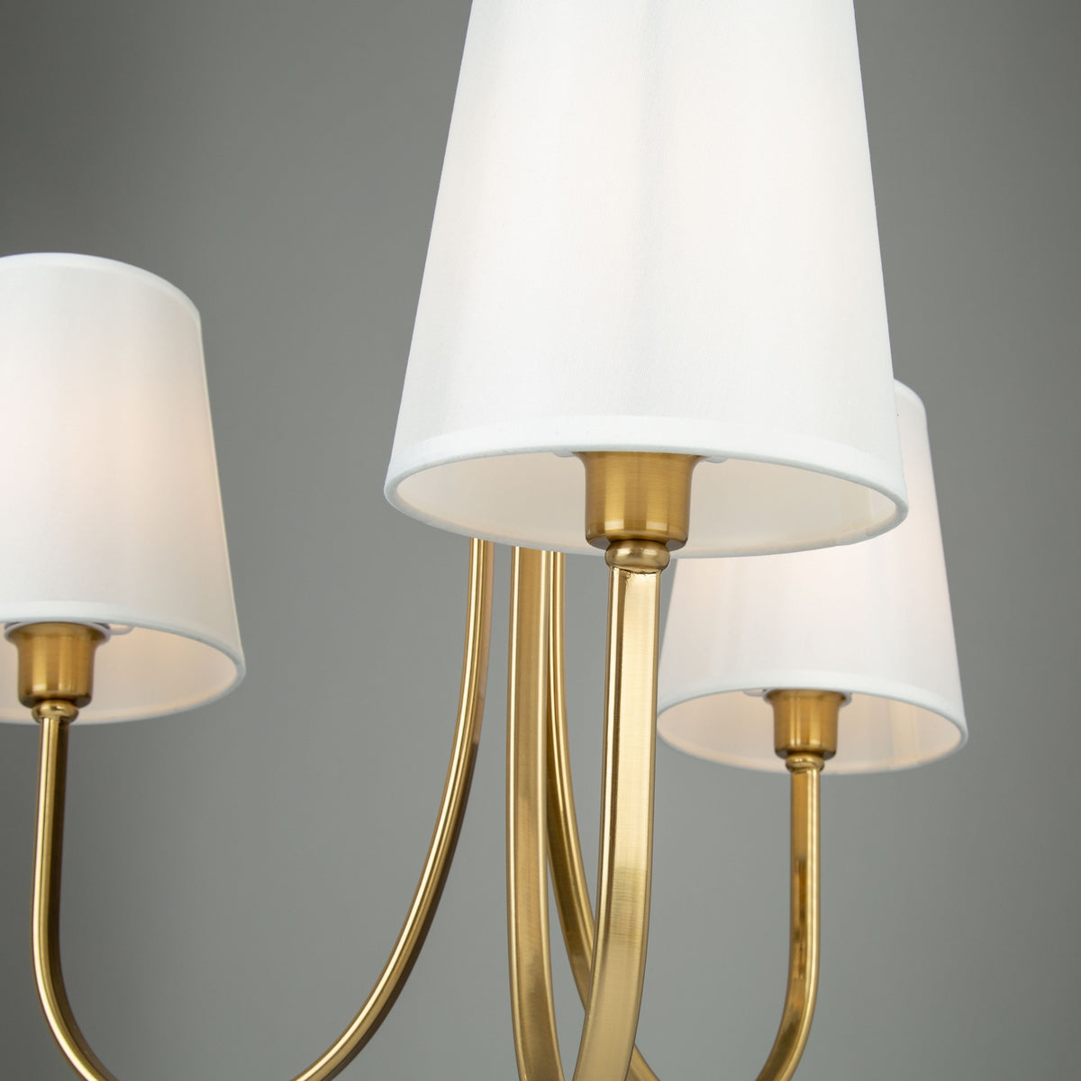 Rhythm 3 Light Chandelier Brushed Gold