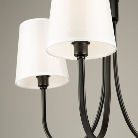 Rhythm 3 Light Chandelier Black
