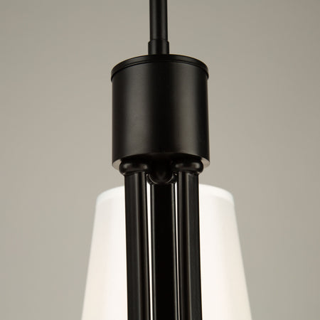 Rhythm 3 Light Chandelier Black