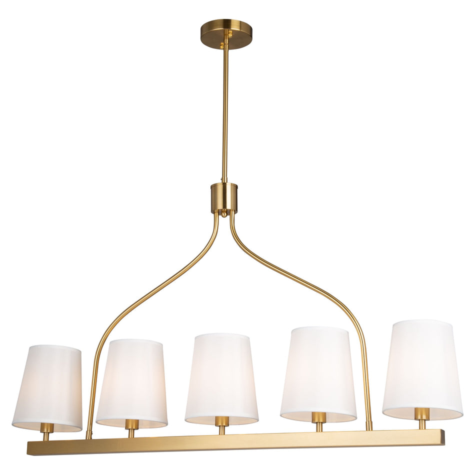 Rhythm 5 Light Island Brushed Gold