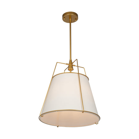 Pullman Collection 3-Light Pendant Brass