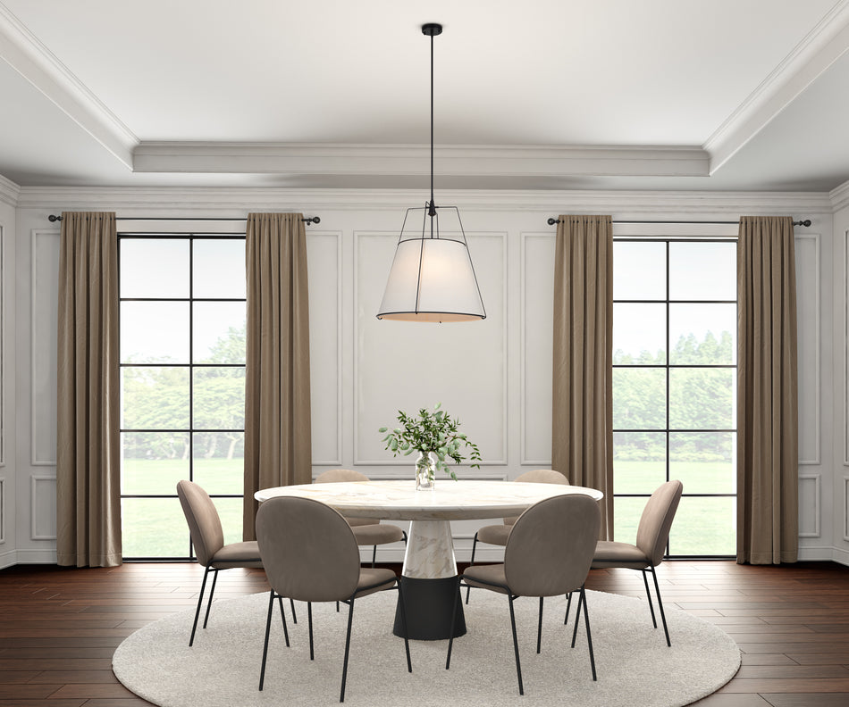 Pullman Collection 4-Light Pendant Black