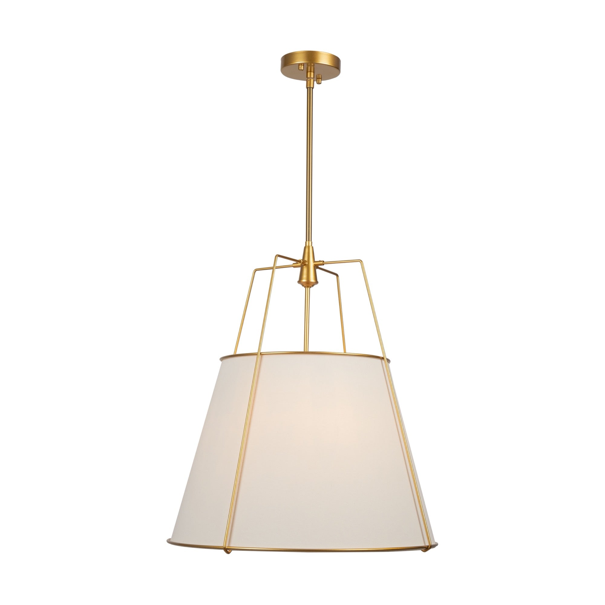 Pullman Collection 4-Light Pendant Brass