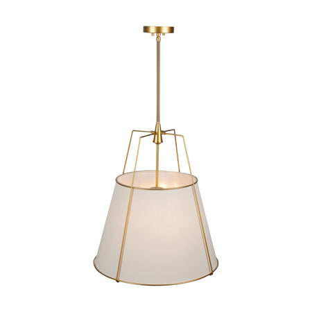 Pullman Collection 4-Light Pendant Brass