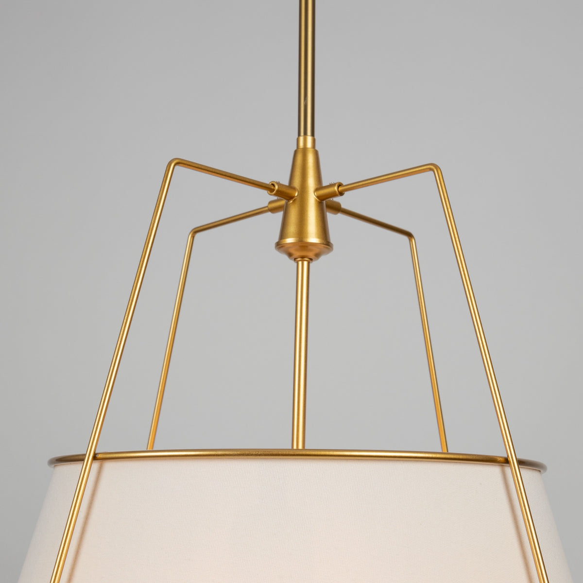 Pullman Collection 4-Light Pendant Brass