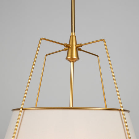 Pullman Collection 4-Light Pendant Brass