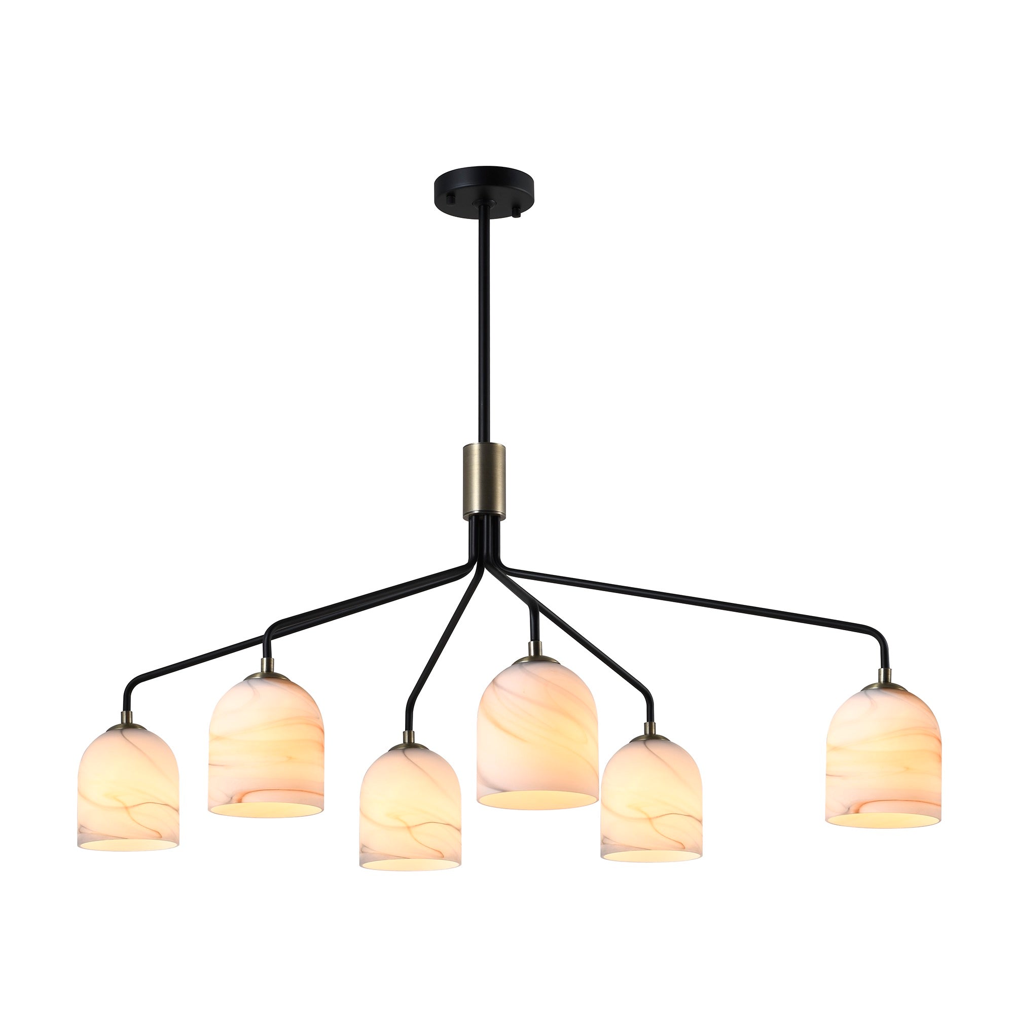 Crema 6 Light Chandelier