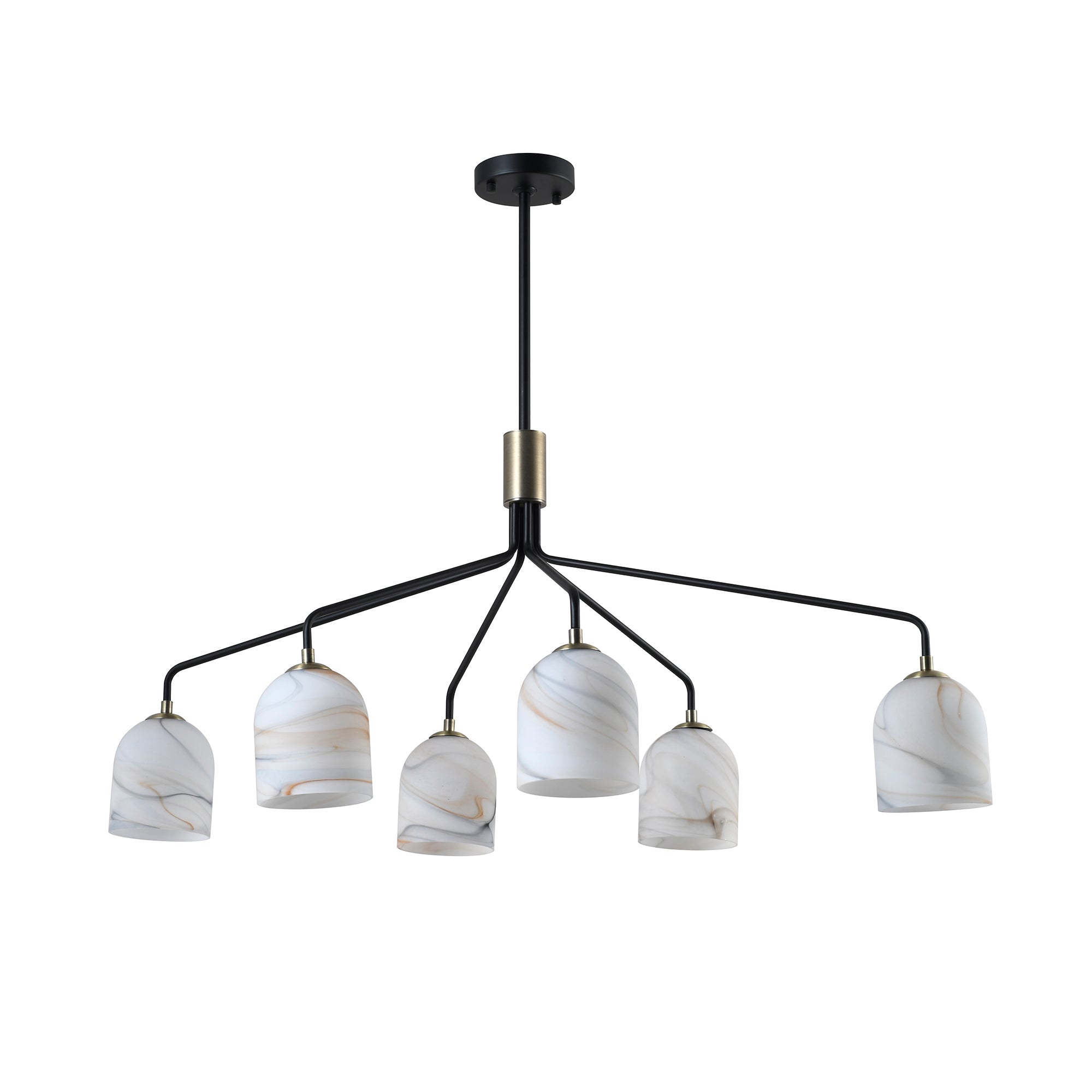 Crema 6 Light Chandelier