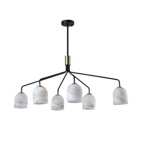 Crema 6 Light Chandelier