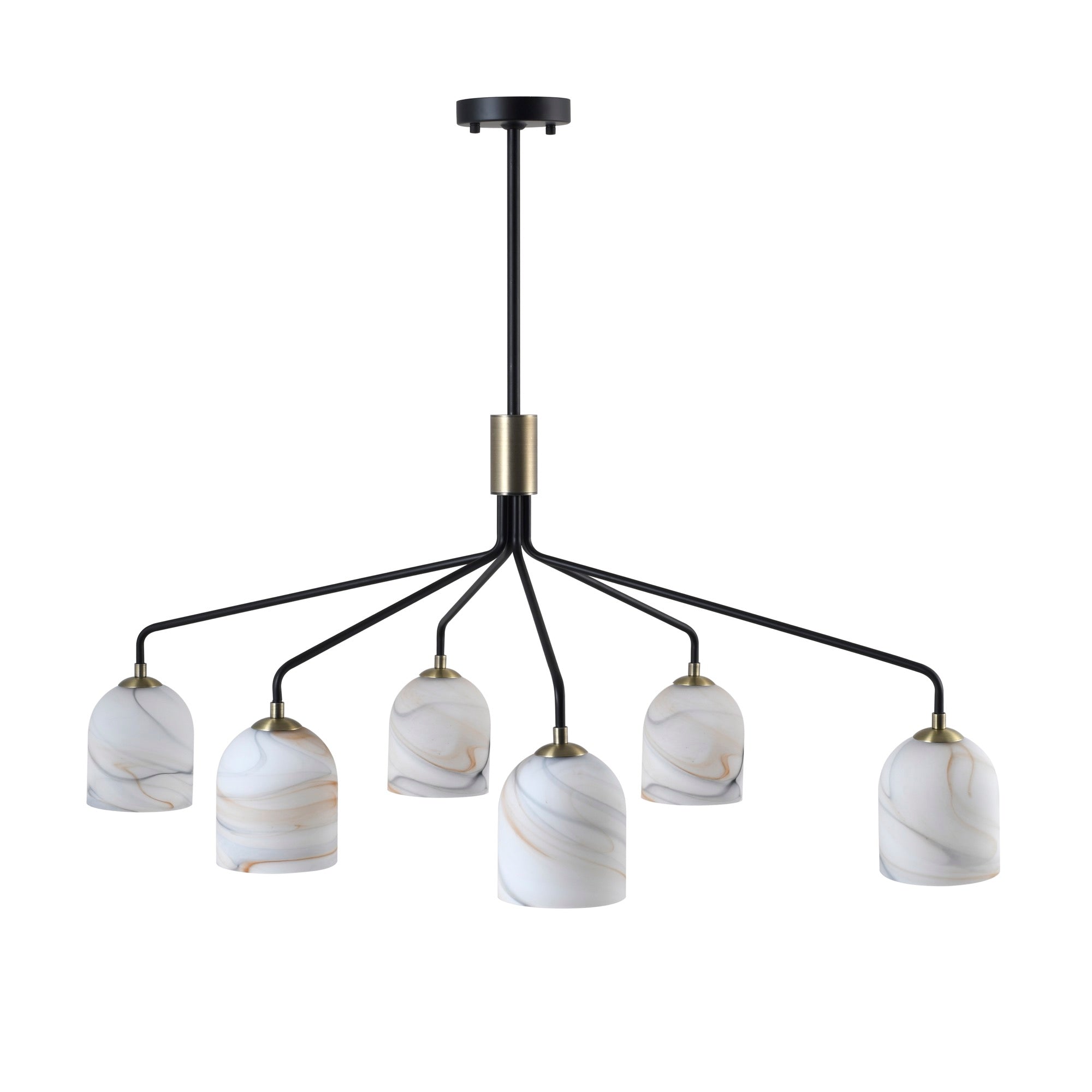 Crema 6 Light Chandelier