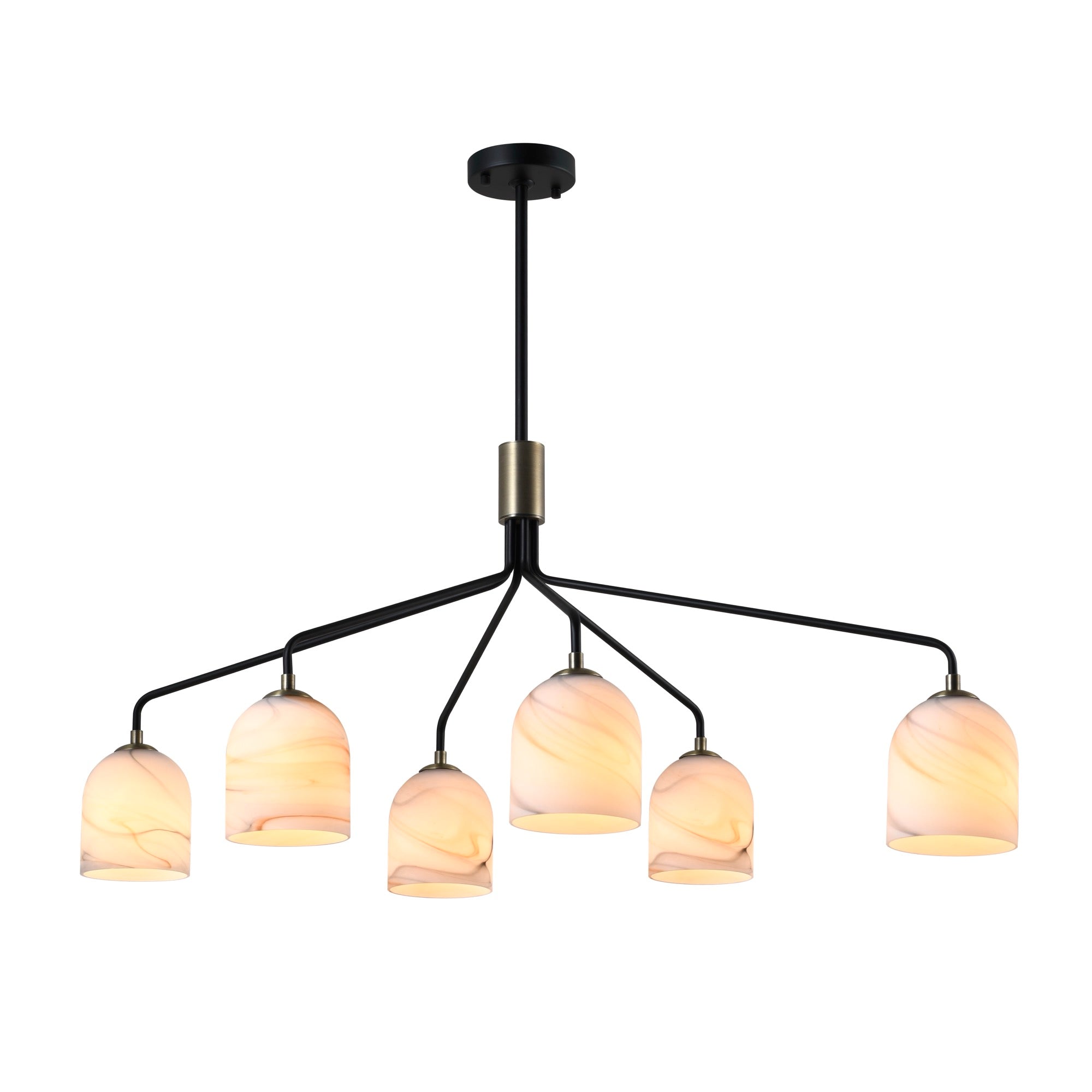 Crema 6 Light Chandelier