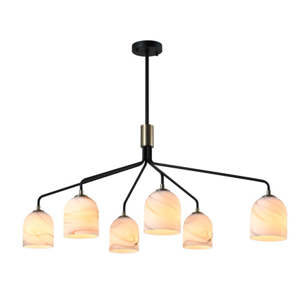 Crema 6 Light Chandelier