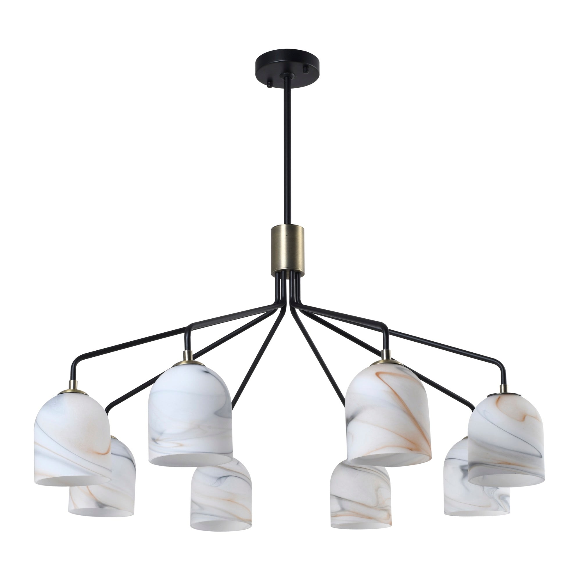 Crema 8 Light Chandelier 34.25"