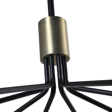 Crema 8 Light Chandelier 34.25"