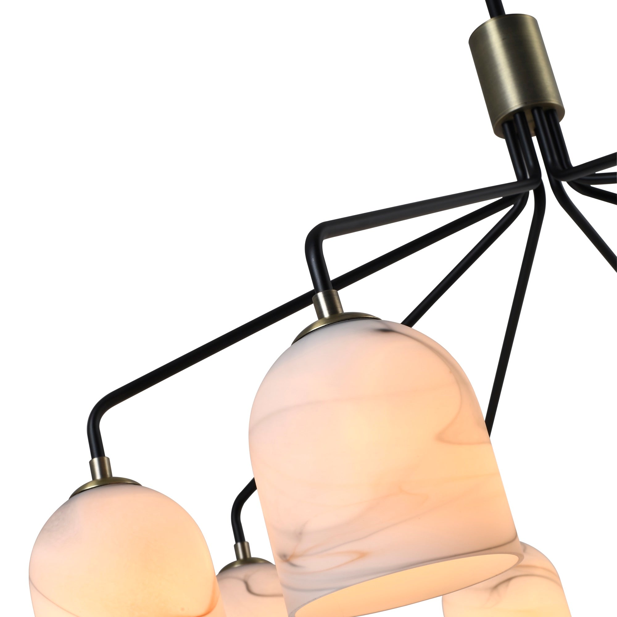 Crema 8 Light Chandelier 34.25"