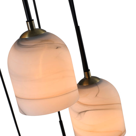 Crema 8 Light Chandelier 18.5"