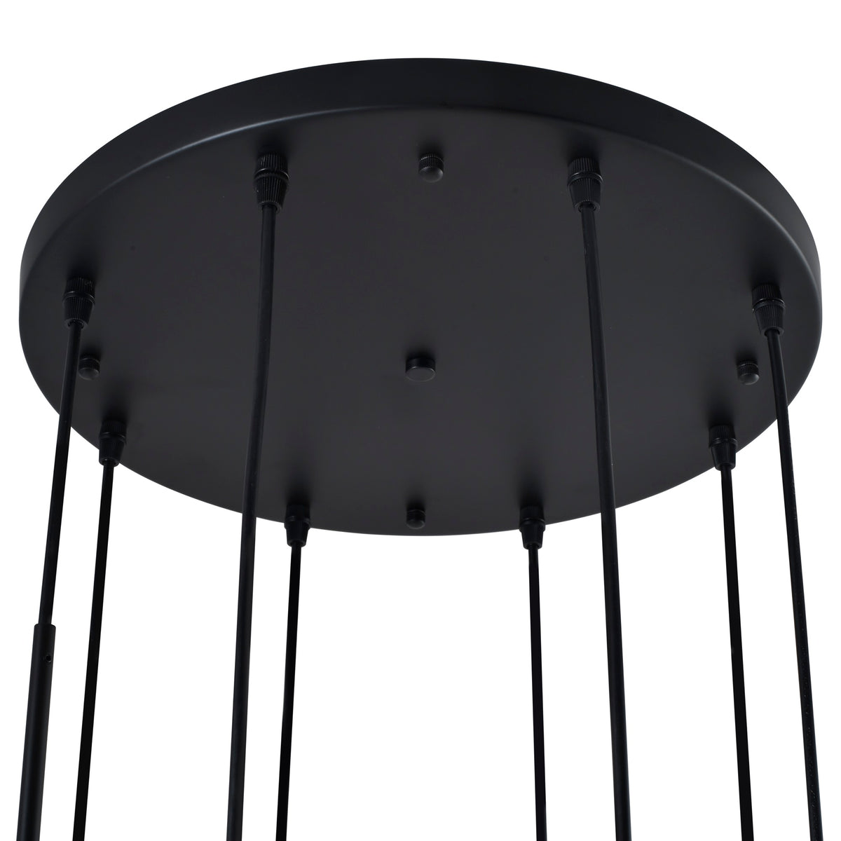 Crema 8 Light Chandelier 18.5"