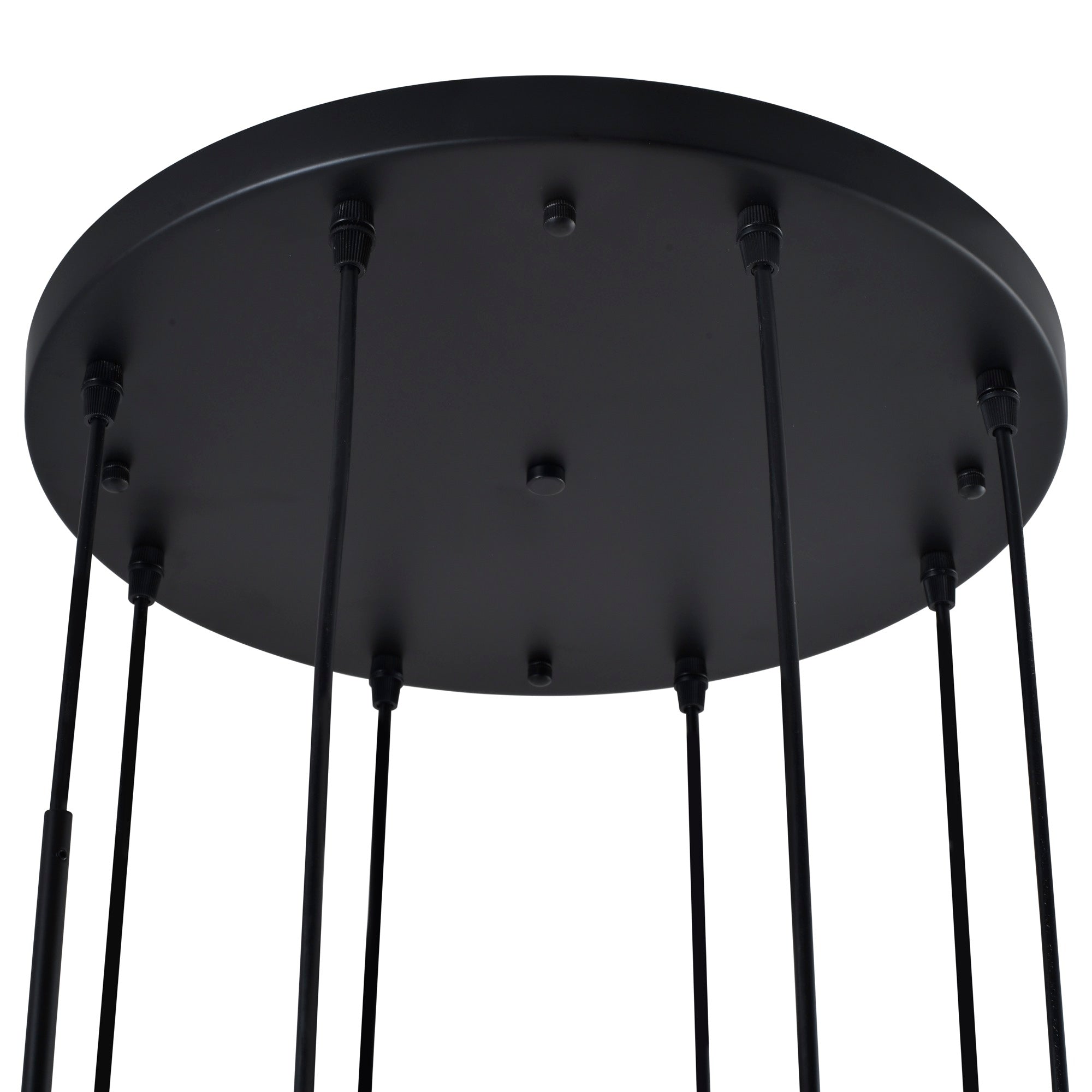 Crema 8 Light Chandelier 18.5"