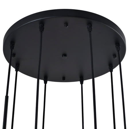 Crema 8 Light Chandelier 18.5"