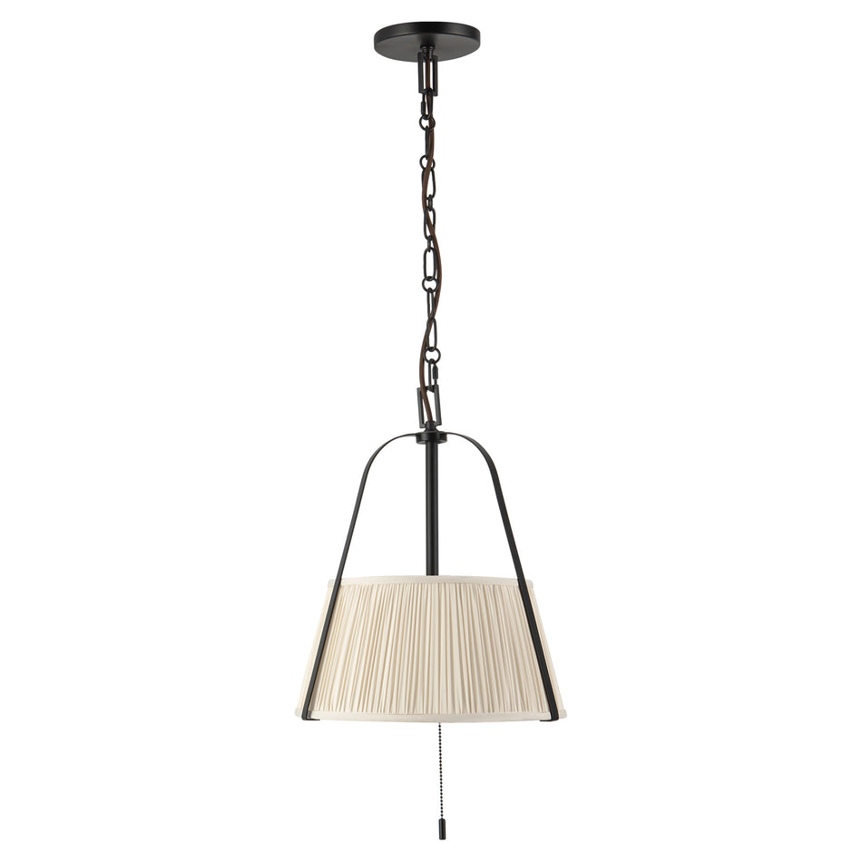 Scout 13-in Black Pendant