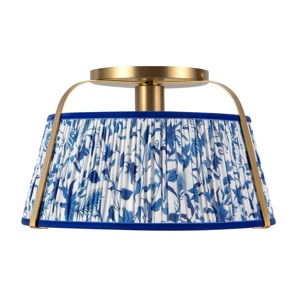 Scout 13-in Gold Semi-Flush Mount