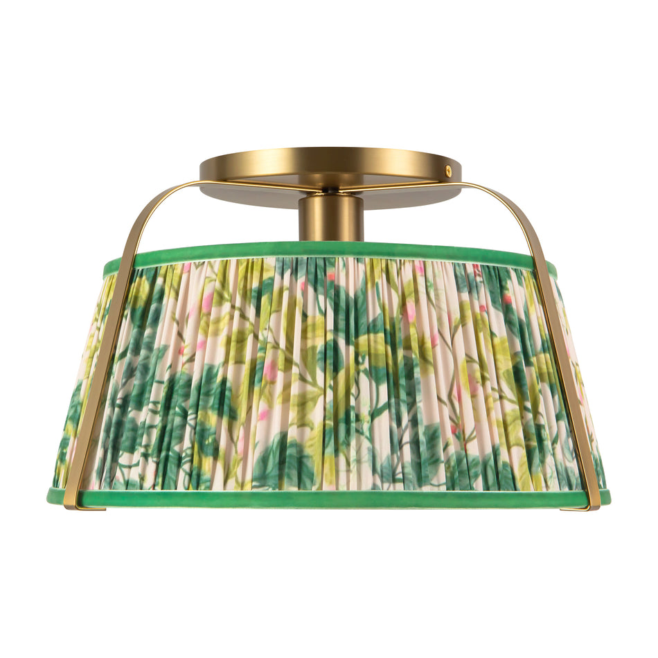 Scout 13-in Gold Semi-Flush Mount