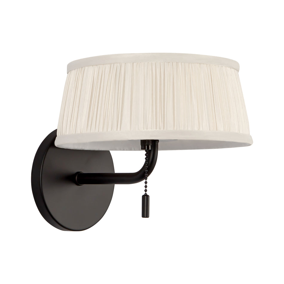 Scout 7-in Black Bathroom Vanity Light