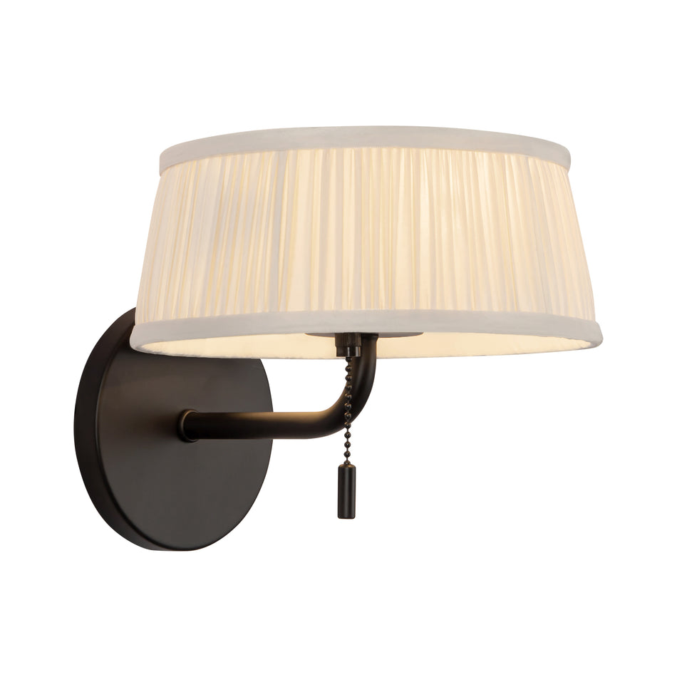 Scout 7-in Black Bathroom Vanity Light