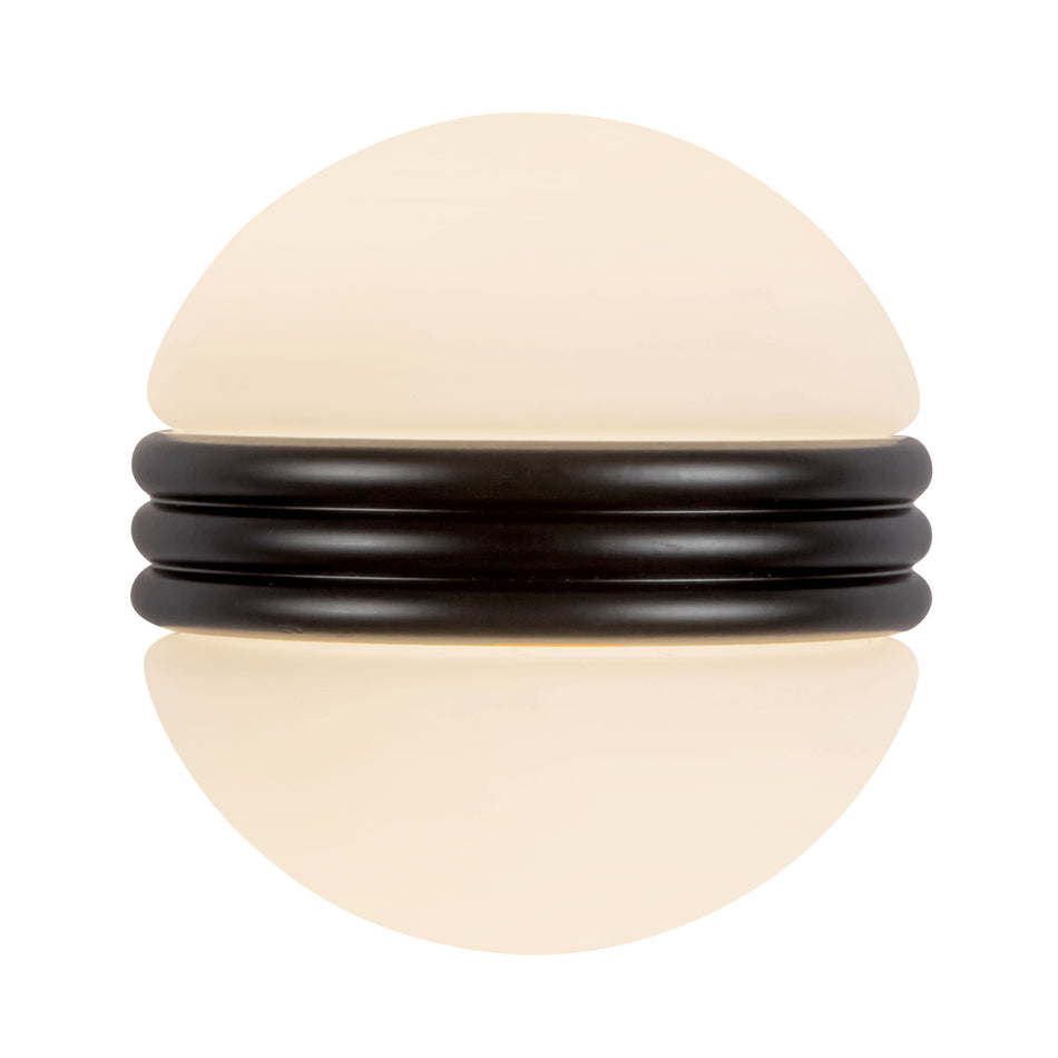 Selene 5-in Black dimmable LED Wall Sconce