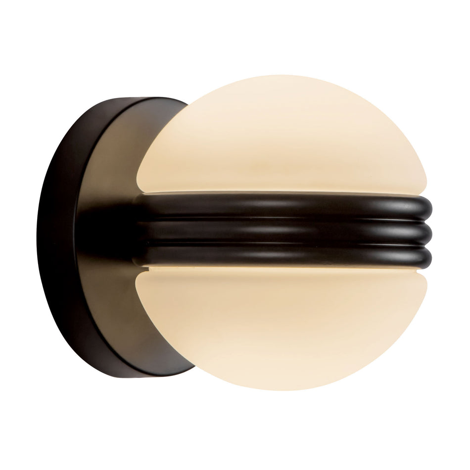 Selene 5-in Black dimmable LED Wall Sconce