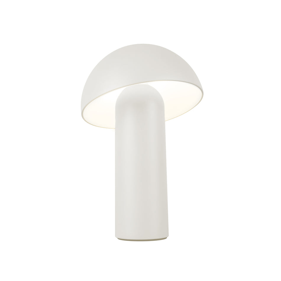 Setas 6-in Cream LED Table Lamp by KUZCO
