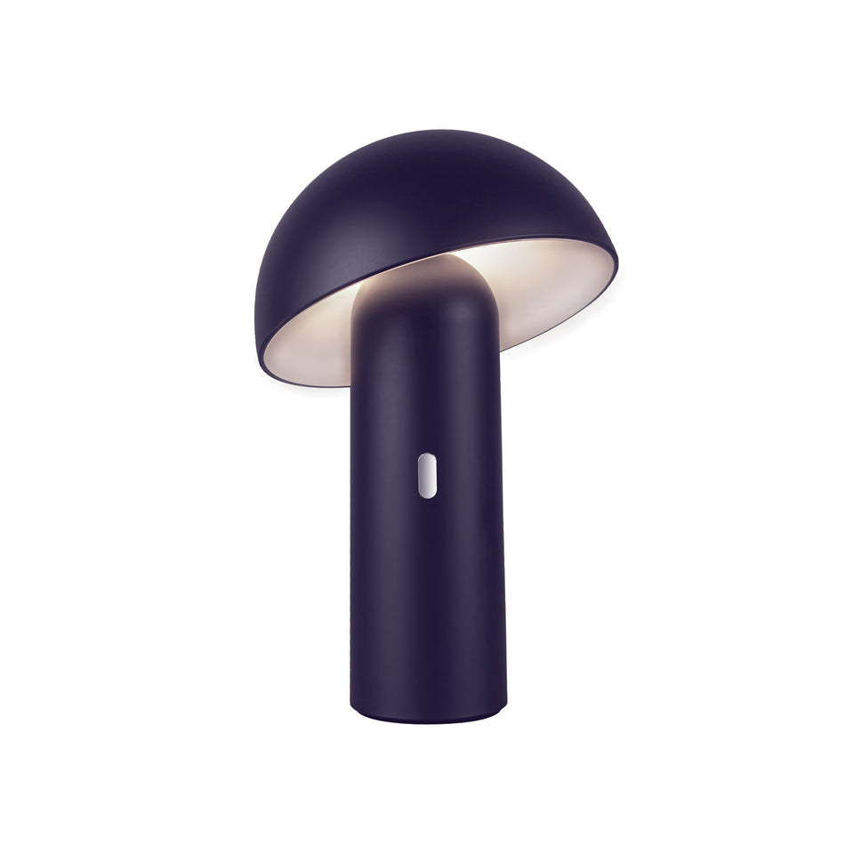 Setas 6-in Navy Blue LED Table Lamp by KUZCO