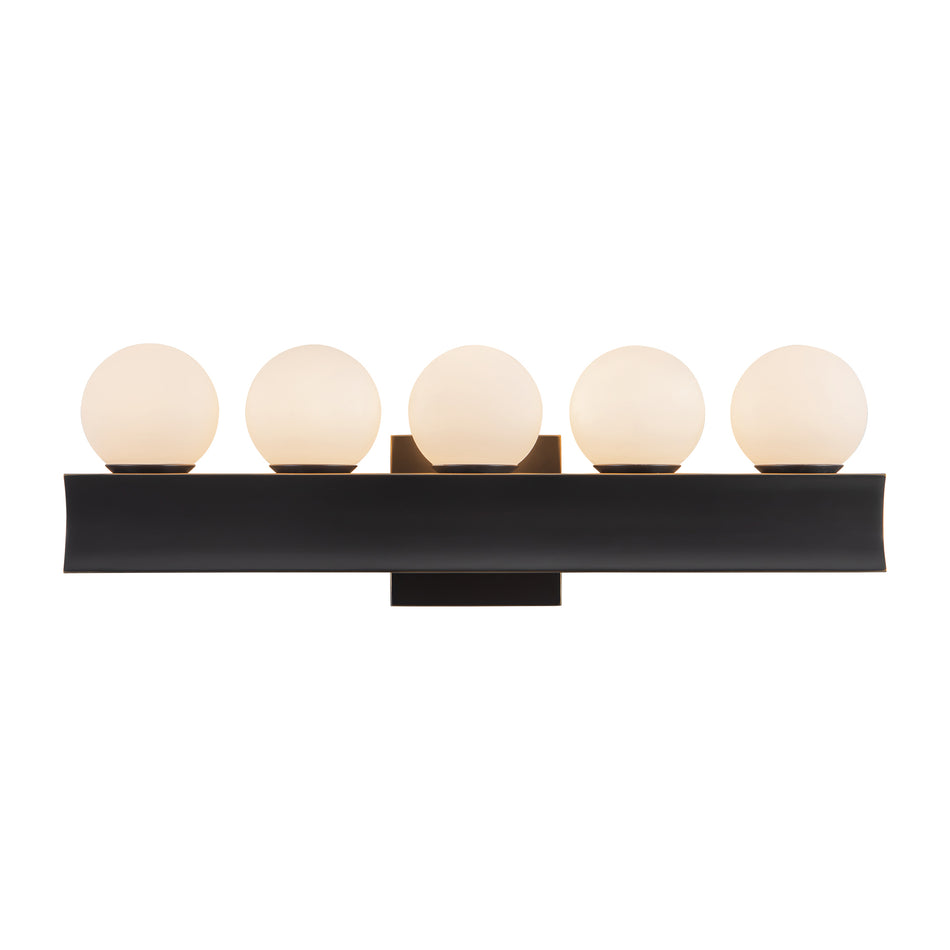 Sinclair 21-in Black dimmable LED Bathroom Vanity Light