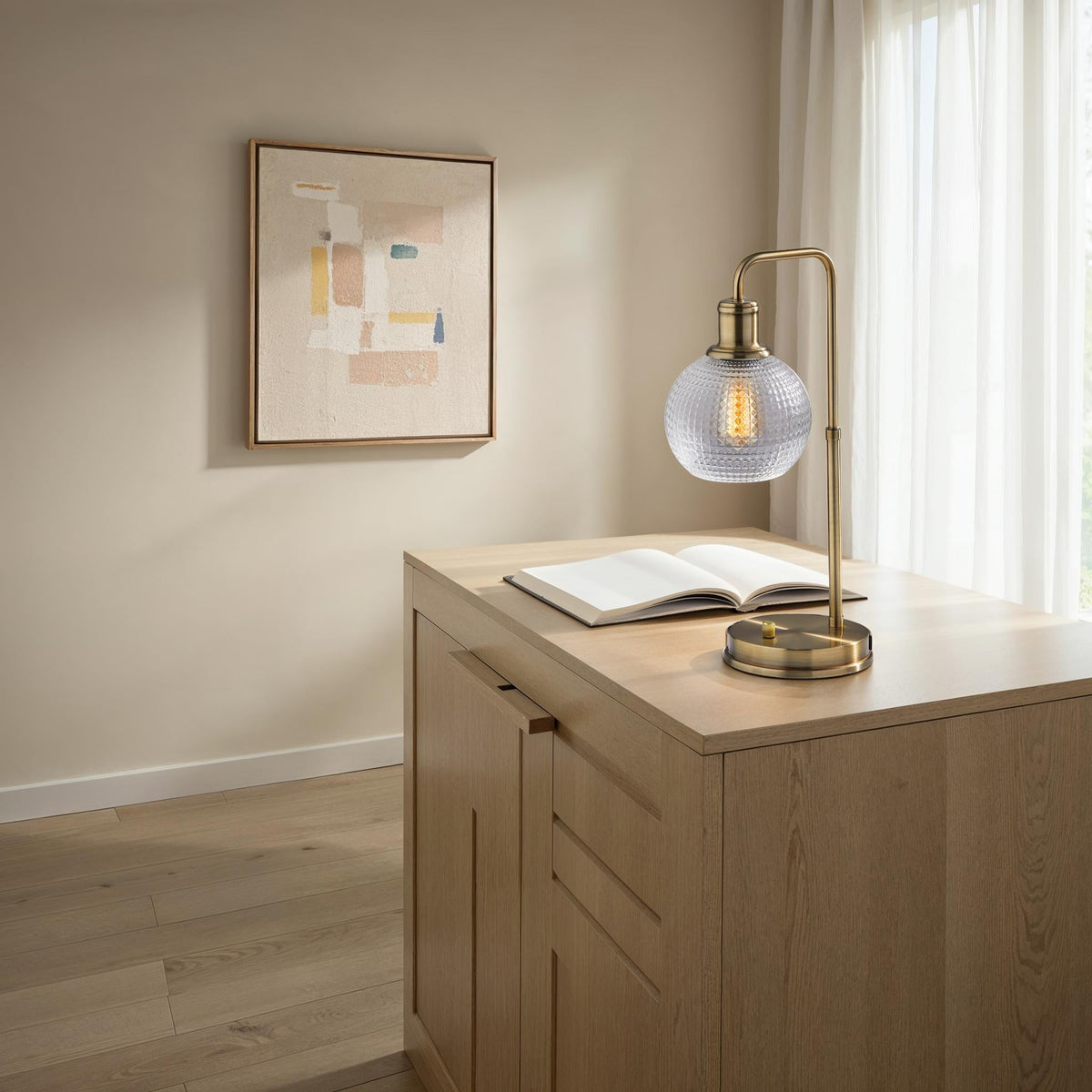 Barnett Globe Table Lamp