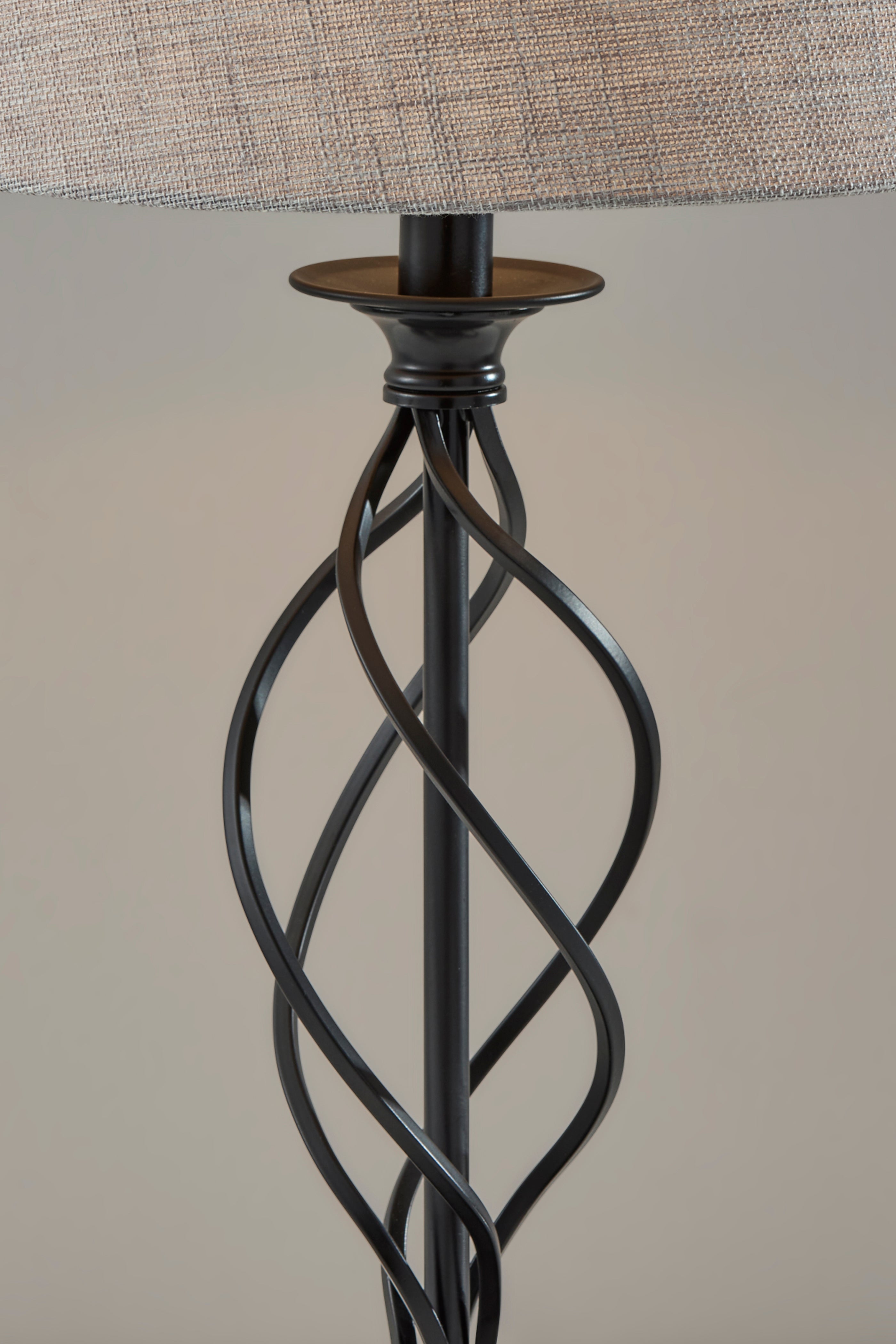 Darcy Table Lamp- Grey Tall Shade