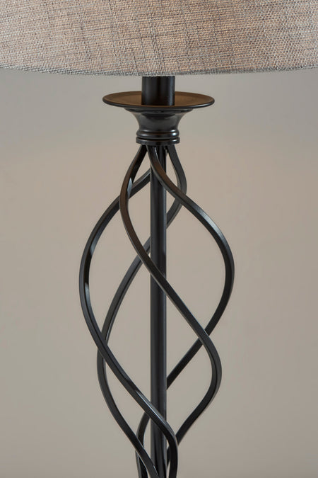 Darcy Table Lamp- Grey Tall Shade