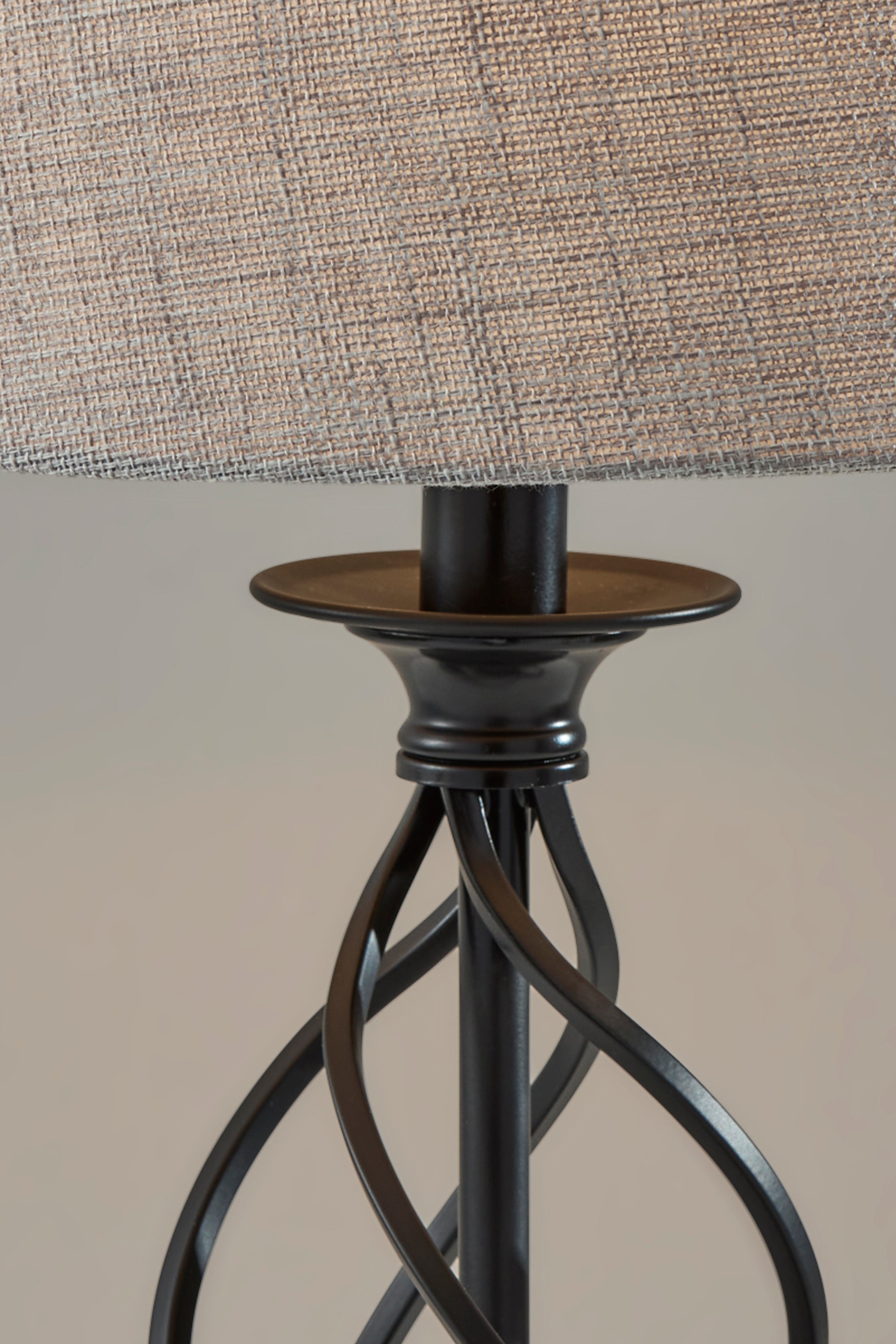 Darcy Table Lamp- Grey Tall Shade