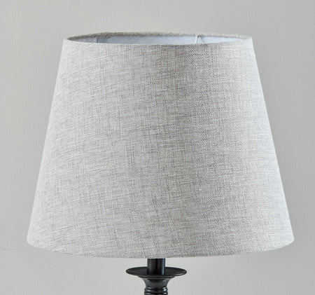 Darcy Table Lamp- Grey Tall Shade