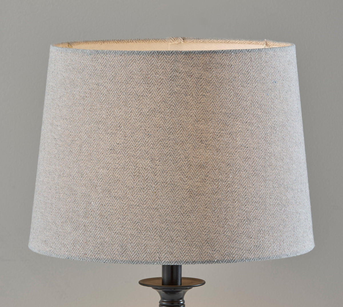 Darcy Table Lamp- Grey Drum Shade