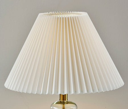 Sonata Table Lamp- Pleated Shade