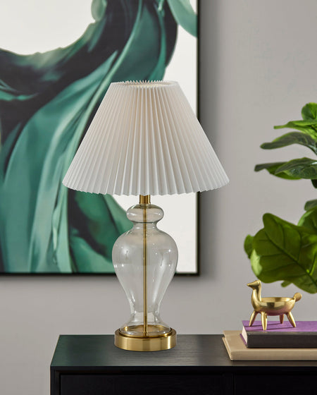 Sonata Table Lamp- Pleated Shade