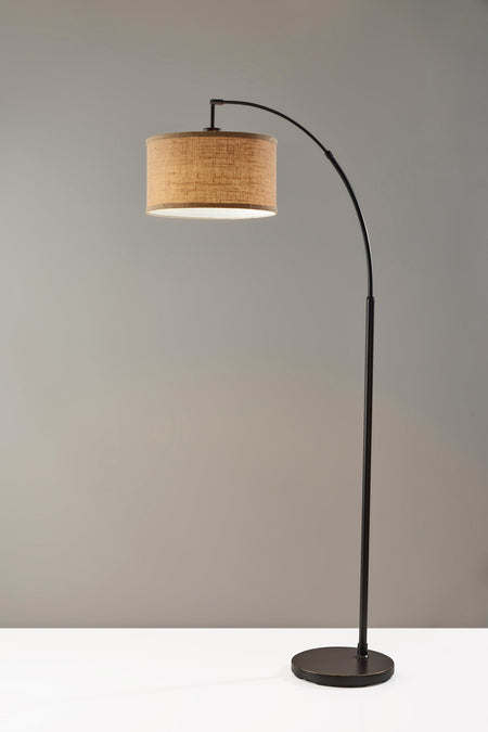 Burlap Arc Lamp