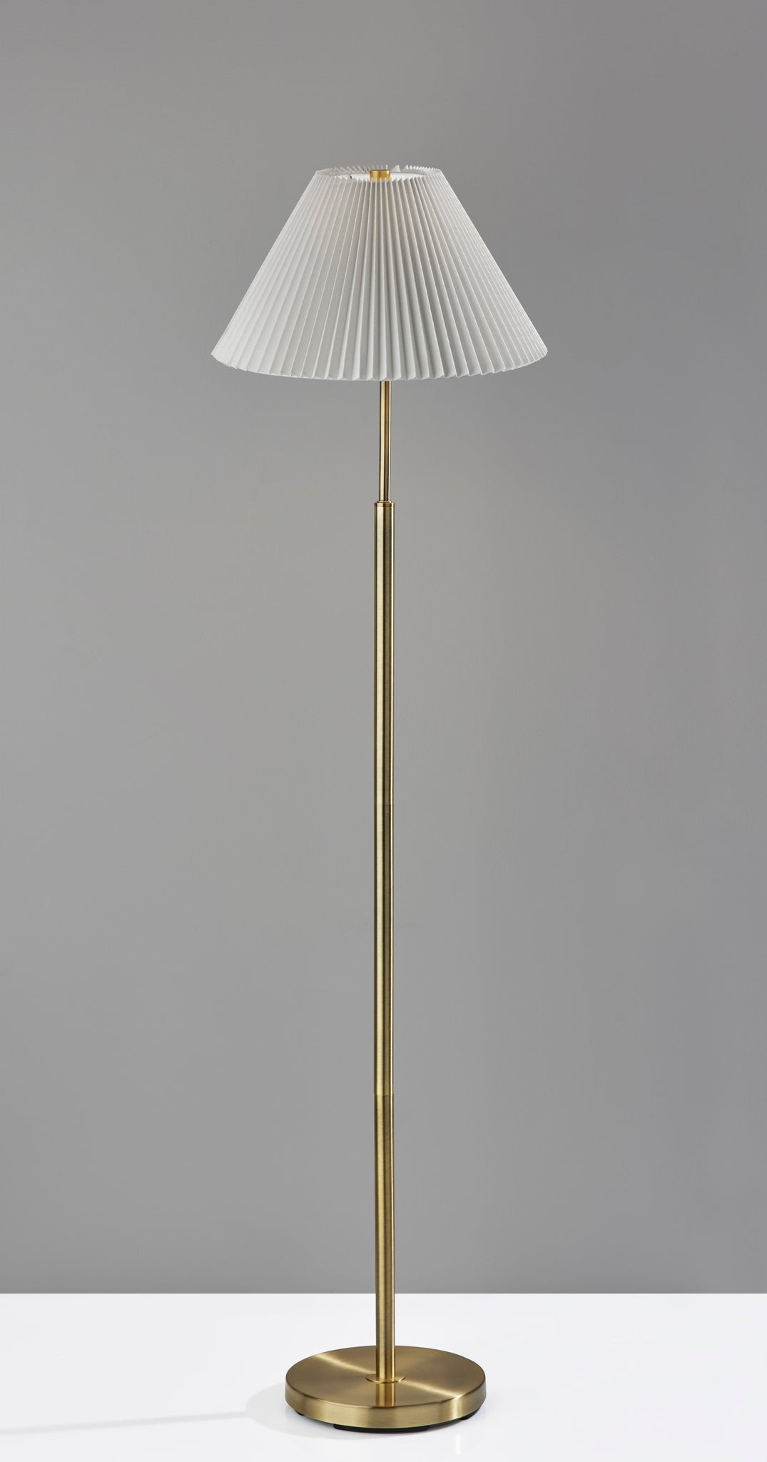 Jeremy Floor Lamp- Antique Brass