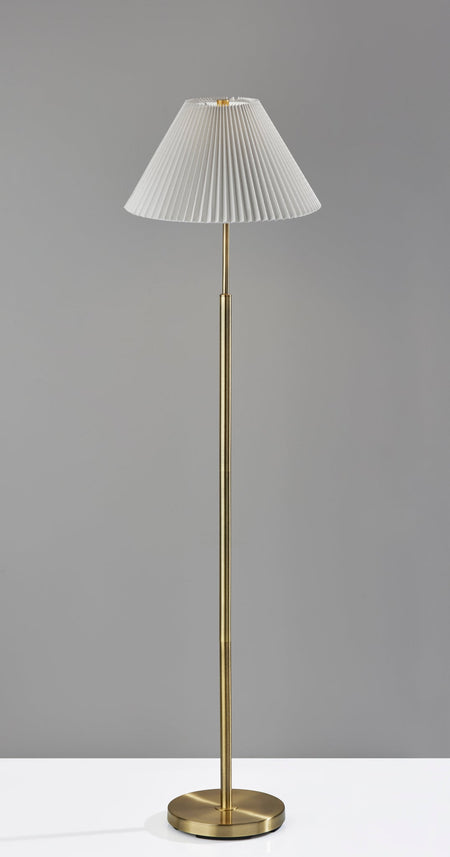 Jeremy Floor Lamp- Antique Brass
