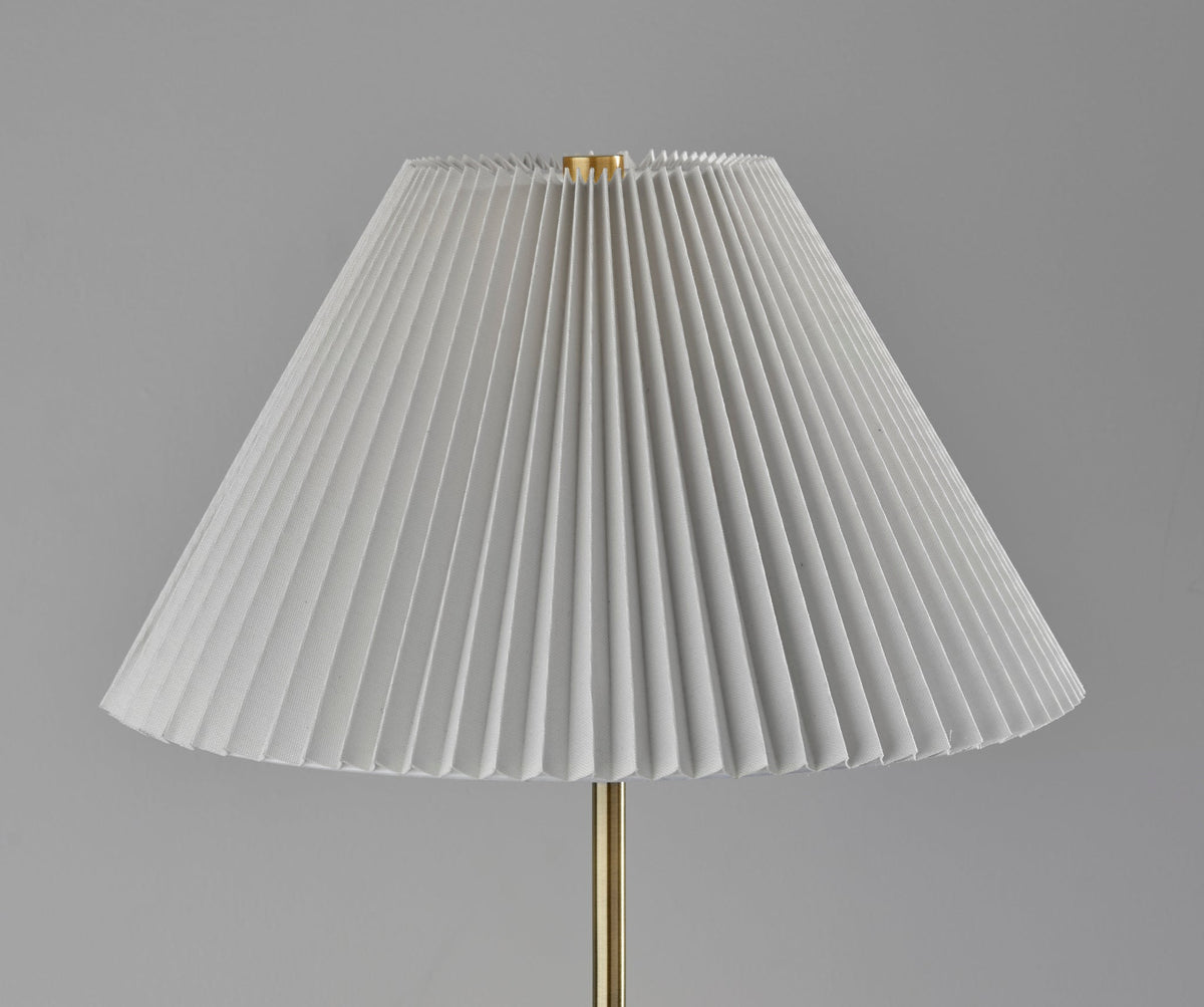 Jeremy Floor Lamp- Antique Brass