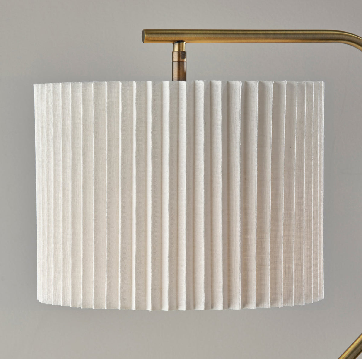 Evan Floor Lamp- Antique Brass